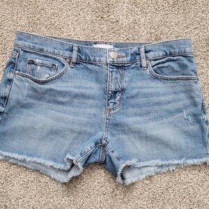 Ladies Loft Jean  Cutoff shorts Size 4- 27" Waist  3" inseam